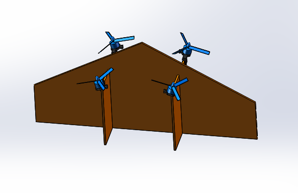 VTOL <wbr>Tail-Sitter <wbr>一种垂直起降的飞翼式飞行器